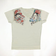 Load image into Gallery viewer, Noh Masks and Tiger of The Wild Tattoo T Shirt