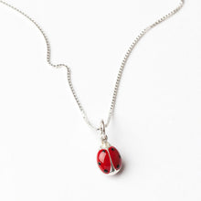Load image into Gallery viewer, Ladybird Pendant Necklace and Earrings
